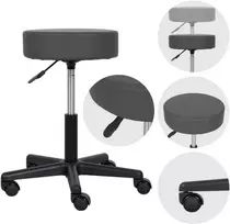 Habys Kosmetologinė meistro kėdutė Timo Comfy Base pilkas