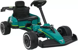 Vaikiškas Aston Martin Go-Kart su pavarų dėže ir rankiniu stabdžiu, iki 25 kg