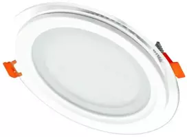 Įleidžiamas stiklinis LED šviestuvas VESTALIGHT, 3000 K, 12 W, 839 lm, IP40, Ø16 cm