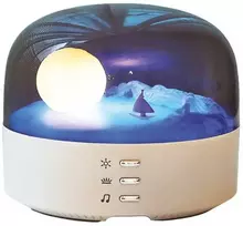 LED naktinis šviestuvas HENSKE MOON, dimeriuojamas