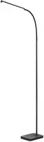 LED toršeras G.LUX GD-UGNES-F, 9W, 3000-5000K, 800lm, dimeriuojamas, juodos sp, 140cm