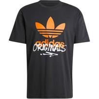 Adidas Originals Ts Street 1 Letter Pattern Print Soft Comfortable Short Sleeve T-Shirt Men Tops Black IZ2578 XL