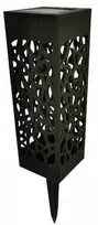 Įsmeigiamas LED lauko šviestuvas SHADOW, įkraunamas saulės energija, 6,4 x 6,4 x h29 cm
