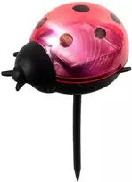 Įsmeigiamas LED lauko šviestuvas KAUFTEC LADYBUG, 1 LED, įkraunamas saulės energija,7x6x14cm, įv.sp.