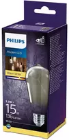 Šviesos diodų lemputė PHILIPS VINTAGE, ST64, E27, 2,3 W, atitinka 15 W, 2700 K, 136 lm, dūminės sp.