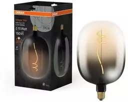 Dekoratyvinė LED lemputė OSRAM VINTAGE 1906 BIG OVAL 170 E27 4,5 W 1800 K 150 lm dūmų sp.