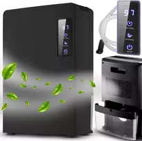 RTO Oro sausintuvas 2200 ml, tylus, efektyvus, drėgmės sugėriklis, laikmatis, LCD ekranas