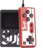 RoGer Retro mini Game console with 400 games / 3 inch color screen / TV output / Juodas + Remote