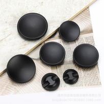 Saga Saga Palto Tranšėjos Palto Dervos Juoda Saga Aukštos Klasės Vyriško Kostiumo Drabužiai Sutirštintos Sagos Aksesuarai Daquan 24L = 15mm * Round * Concave Black