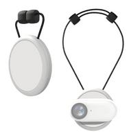 Skirta Insta360 GO 3 / GO 3S PULUZ Magnetinis pakabukas Greito atleidimo kaklo dirželis (Baltas) balta