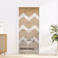 Kenkėjų Durų Užuolaida multicolor 200 x 90 cm Bambukas