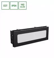 Spectrum Įmontuojamas lauko šviestuvas LED 6W CCT 850lm IP54 juodas