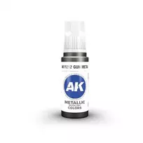 AK Interactive Gun Metal akriliniai modelių dažai 17ml, 3 gen.