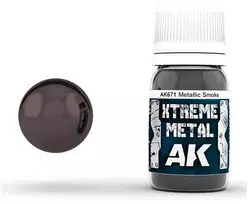 AK Interactive Metallic Smoke Xtreme Metal emaliniai dažai 30ml