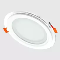 Įmontuojamas apvalus LED šviestuvas su stiklu "VESTA" 12W
