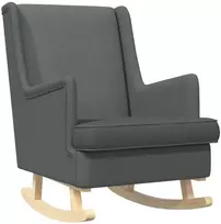 Supamasis krėslas Tamsiai pilka 62 x 80 x 85 cm audinys