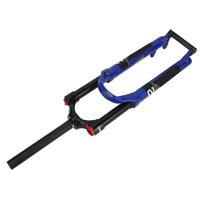 27.5 Inch Mountain Bike Air Suspension Fork Bicycle Shock Absorber Front Fork Lockout Magnesium Alloy Blue
