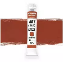 Ak Interactive Aliejiniai dažai ABT 502 Raudona Ochre / Light Rust efektams AKABT060