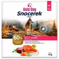 NutraGold GDD Gold Dog Snocerek jautiena ir lašiša – sausas Maistas šunims – 15kg