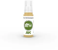 AK Interactive RAL 7028 Dunkelgelb AFV (3-osios kartos) akriliniai dažai 17ml