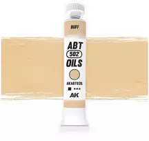 Ak Interactive AK ABT502 aliejiniai dažai „Buff“ modeliavimui, kodas AKABT035