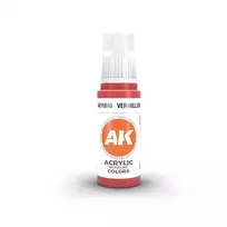 AK Interactive Vermillion akriliniai dažai 3rd Gen, 17 ml
