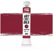 Ak Interactive ABT 505 aliejiniai dažai efektams – Madder Carmin, modeliavimui