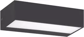 Bikuvalt 10W LED sieninis šviestuvas SIFNOS, tamsiai pilkas, 3000K, šviečia į viršų ir į apačią, 4282900