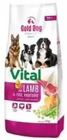 NutraGold GDD GOLD DOG Premium Vital su ėriena ir ryžiais – sausas Maistas šunims – 12kg