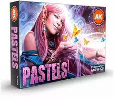 AK Interactive Pasteliniai akriliniai dažai 3 gen. rinkinys 6 vnt