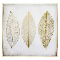 Bikuvalt Paveikslas drobė su rėmu Lapai 58x58 cm Atmosphera 166941