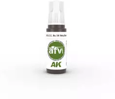 AK Interactive S.C.C. No.1A tamsiai rudi AFV 3rd Gen akriliniai dažai 17ml