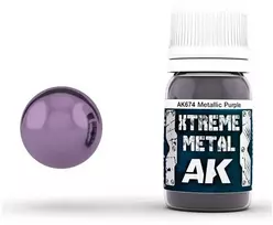 AK Interactive Metallic Violetinė Xtreme Metal emaliniai dažai 30 ml