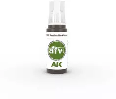 AK Interactive Russian Dark Brown 6K AFV akriliniai dažai 17 ml