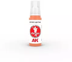 AK Interactive LIGHT FLESH 3 kartos figūrėlių akriliniai dažai 17 ml