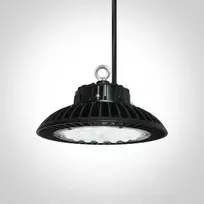 100W LED sandėlio šviestuvas UFO, juodas, 4000K, 63100N/C