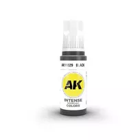 AK Interactive juodi 3rd Gen akriliniai dažai 17 ml AK11029