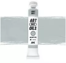 Ak Interactive Šviesiai pilki aliejiniai dažai modeliavimui ABT 502 OILS AKABT170