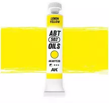 AK Interactive aliejiniai dažai Lemon Geltona modeliui AKABT530