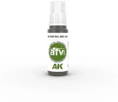 AK Interactive RAL 6007 žalia AFV (3-osios kartos) akriliniai dažai 17 ml