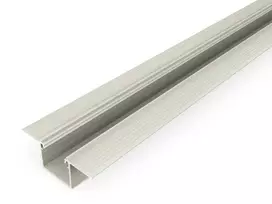 Bikuvalt LED juostos profilis LINEA-IN20 TRIMLESS EF, anoduotas aliuminis, 2m