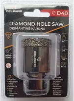 Grąžtas Karūna deimantinė DELAWAR M14 D40mm