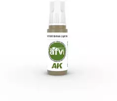 AK Interactive British Light Mud akriliniai dažai AFV, 17 ml