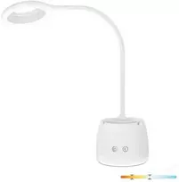 Bikuvalt 5W LED įkraunamas stalo šviestuvas LUSIA, baltas, 3000/4000K, dimeriuojamas