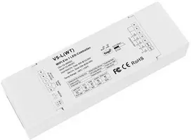 5x(72-192)W TUYA aplikacijos WiFi & RF LED valdiklis, 5 kanalų, veikia per WIFI ir TUYA