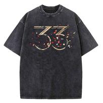 Cotton T-shirts for Men Clair Obscur Expedition 33 T-Shirt Vintage Wash Gamer Gift New Design Game Fans Clothes Tops S