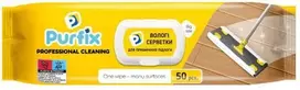 Drėgnos servetėlės grindims Purfix 50vnt