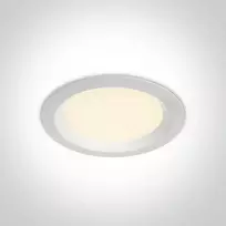 13W LED įleidžiamas šviestuvas, baltas, 3000-4000K-6000K, 10113UV/W/V