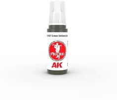AK Interactive Žalias Uniform Base 3rd Gen akriliniai dažai figūrėlėms 17ml