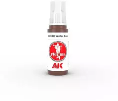 AK Interactive Brown Juodas figūrėlių akriliniai dažai modeliams 17ml AK11417